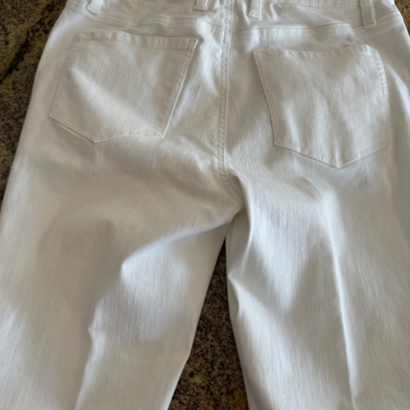 NWOT Tommy Bahama Ella Twill High-Rise White Ankle Jeans Size 4 - Picture 9 of 11